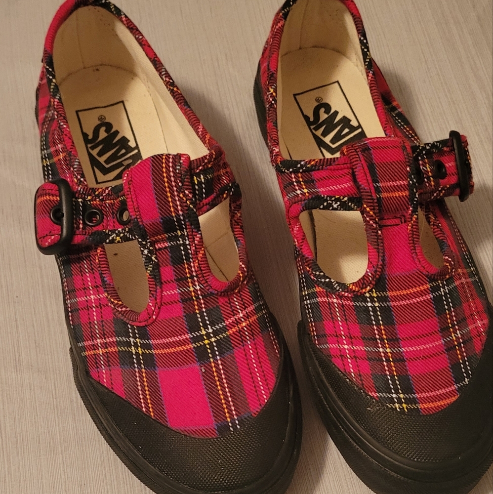 Vans Style 93 Plaid Mary Jane Sneaker